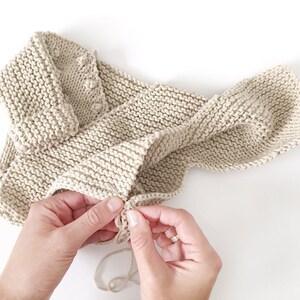 Size 12-24 months NUR Kimono PDF Knitting Pattern Instant Download image 9