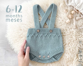 Size 6-12 MONTHS- PETIT Diaper Cover  - PDF Knitting Pattern- Instant Download