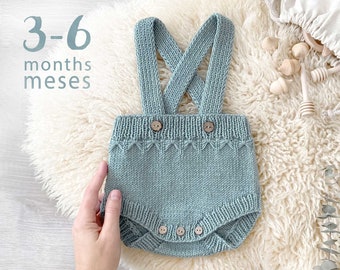 Size 3-6 MONTHS- PETIT Diaper Cover  - PDF Knitting Pattern- Instant Download