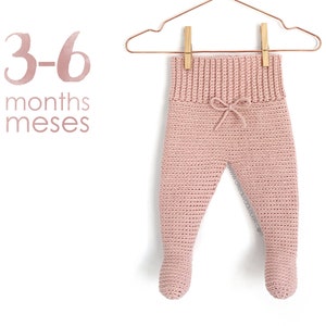 Talla 3-6-MESES- Patrón de Polaina de Crochet NEO para Bebe