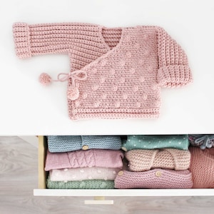 Size 1-3 Months NEO Crochet Baby Kimono PDF Pattern - Etsy