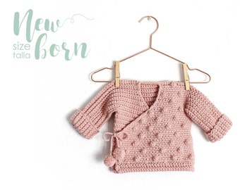 PASGEBOREN Maat - Gehaakt Baby Kimono Patroon - NEO Kimono