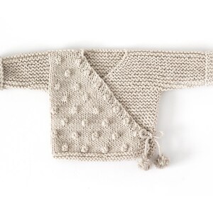 Size 12-24 months NUR Kimono PDF Knitting Pattern Instant Download image 6