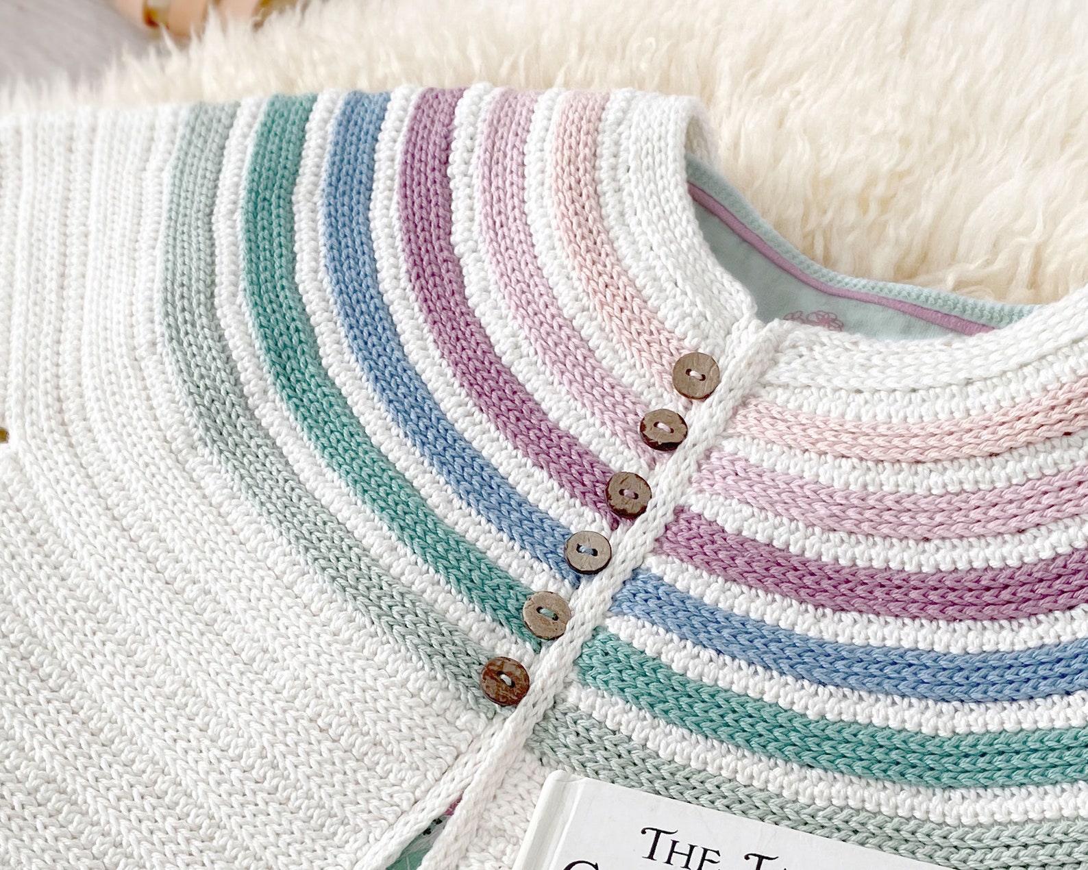 7 Sizes GINGER Crochet Jacket From 13 Months to 4 Years Etsy