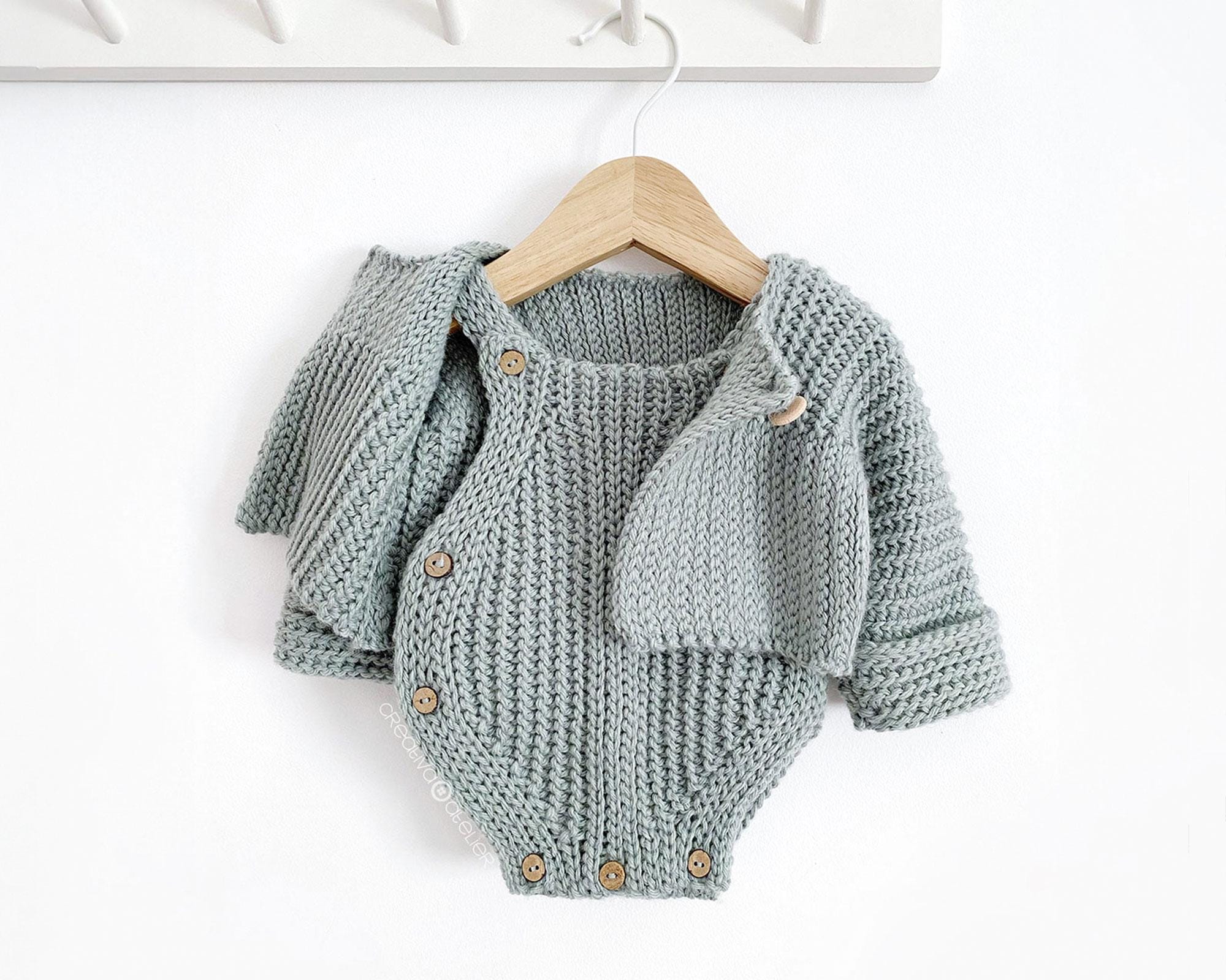 Creativa Atelier Peleles De Punto Para Bebes Pelele Talla 12 Meses