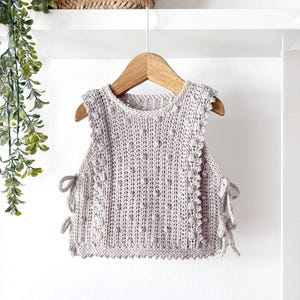 6-sizes – PICOTS Crochet Vest Pattern