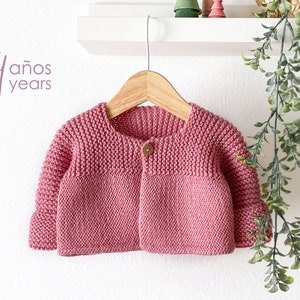 4 jaar - PINK LADY patroon van gebreid vest