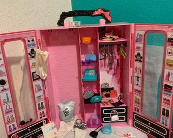 vintage barbie closet