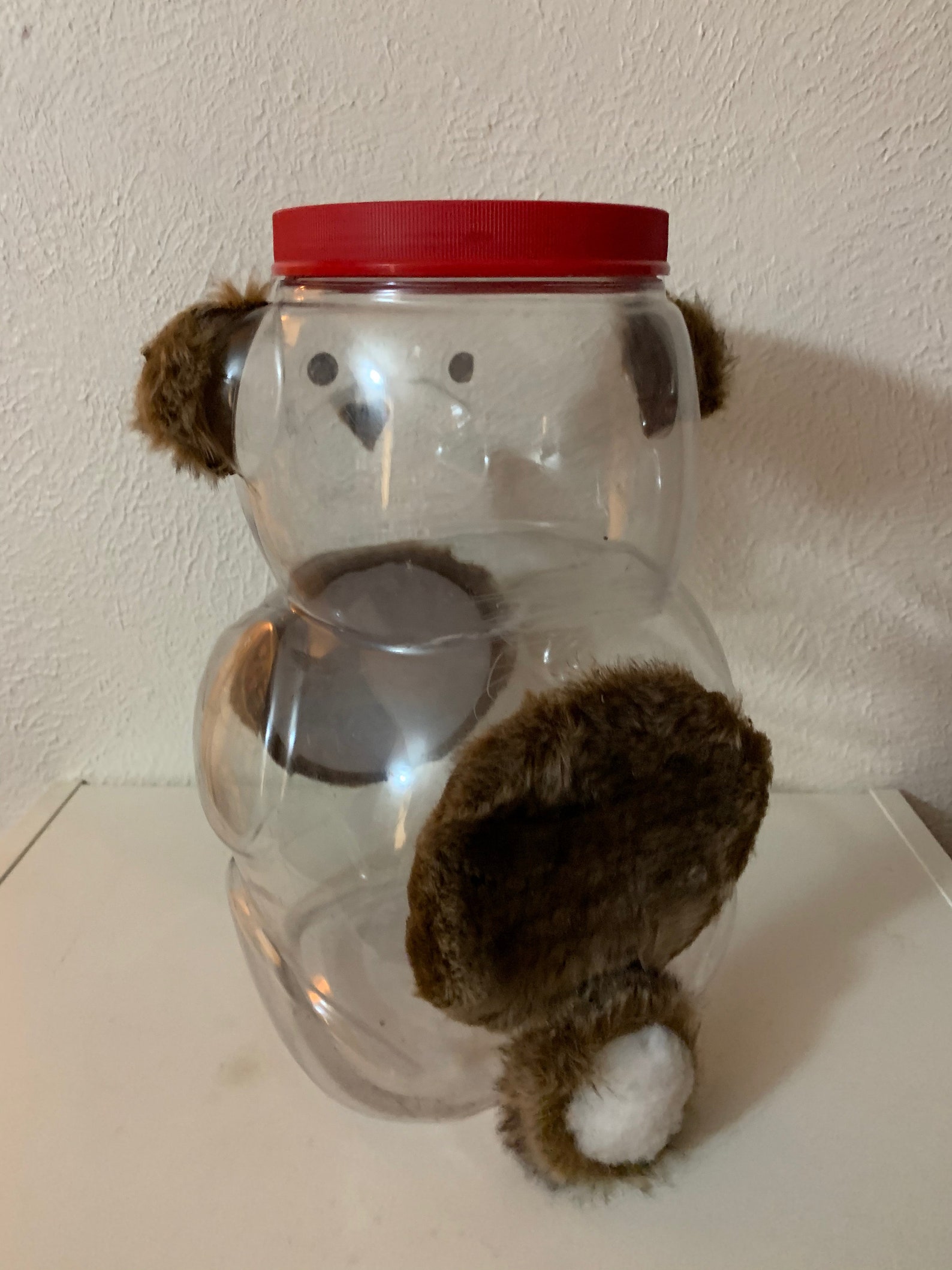 Teddy Bear storage containers pair of two cute plastic teddy Etsy