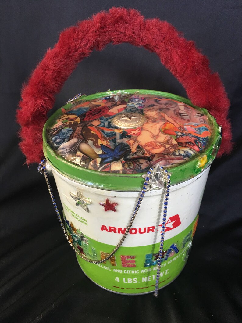 Glass Bong Case Stash Bucket 420 Glass Carrying Pail Medical Marijuana