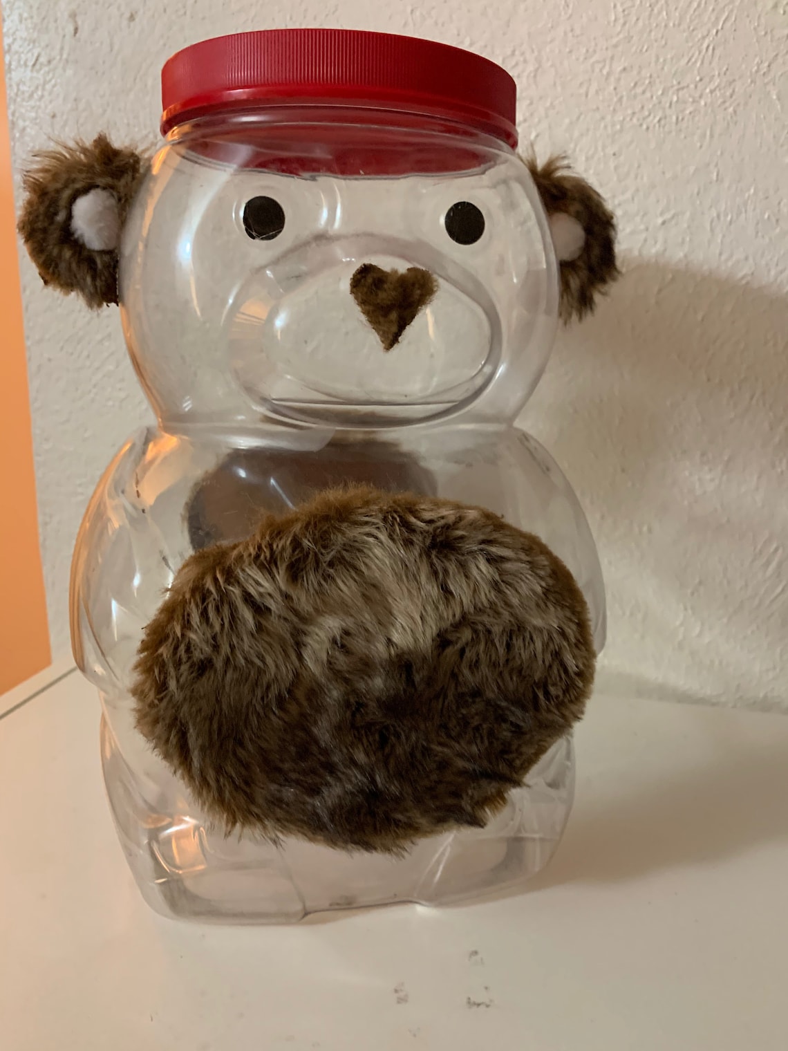 Teddy Bear storage containers pair of two cute plastic teddy Etsy