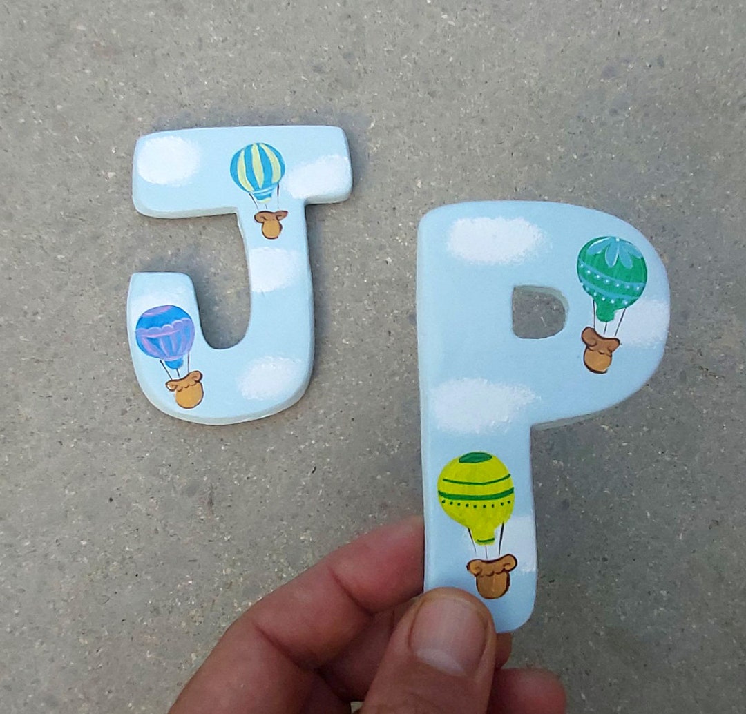 Colorful Parachutes Letters Sky Decor Blue Nursery New Etsy