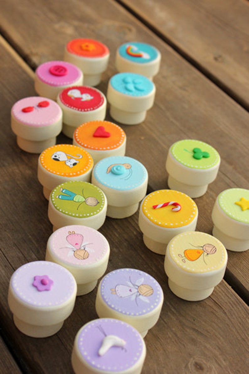 Colorful Knobs Toddler Furniture Drawer Knobs Kids Dresser Etsy