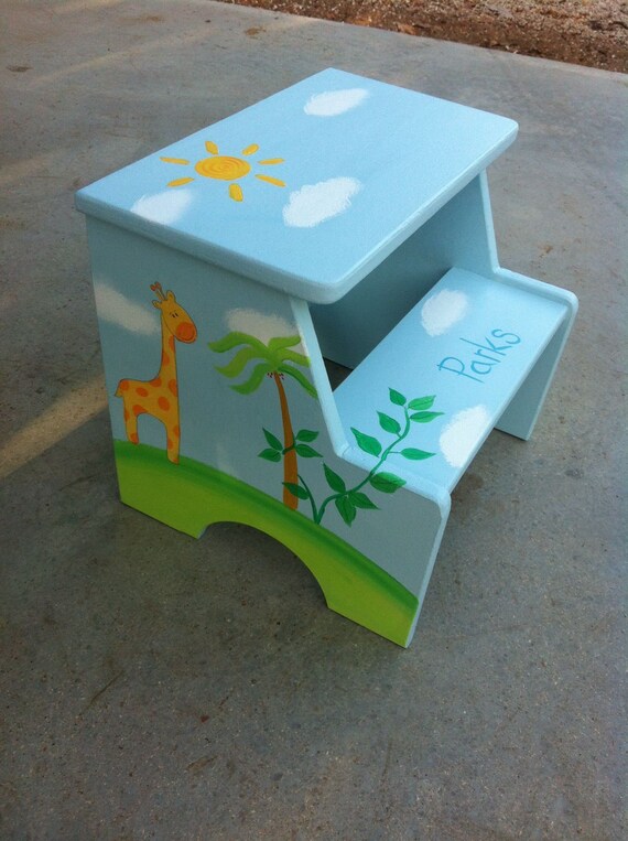 personalized baby step stool