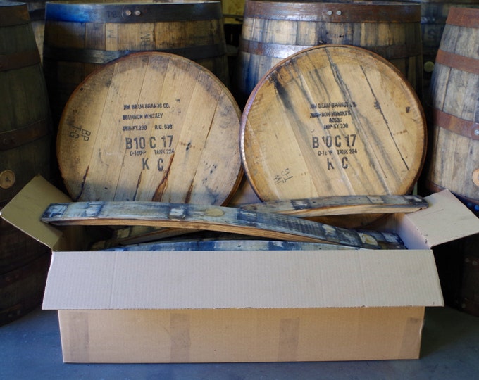 Whiskey Barrel In a Box - Kiln Dried