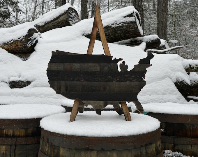 United States of Whiskey Barrel Cut Out