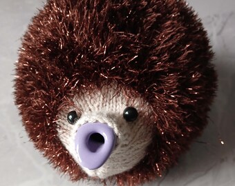 Handknitted Hedgehog Teacosy –  Tea Cozy for 4-Cup Teapot – Whimsical Gift for Animal Lovers