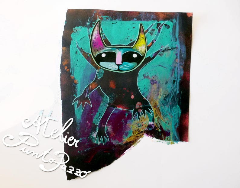 Axolotl Catolotl,Funny cat decor