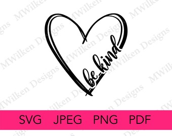 Choose Kindness Sign Download for Cricut Cameo Silhouette SVG Cut File PNG Transparent JPG Printable