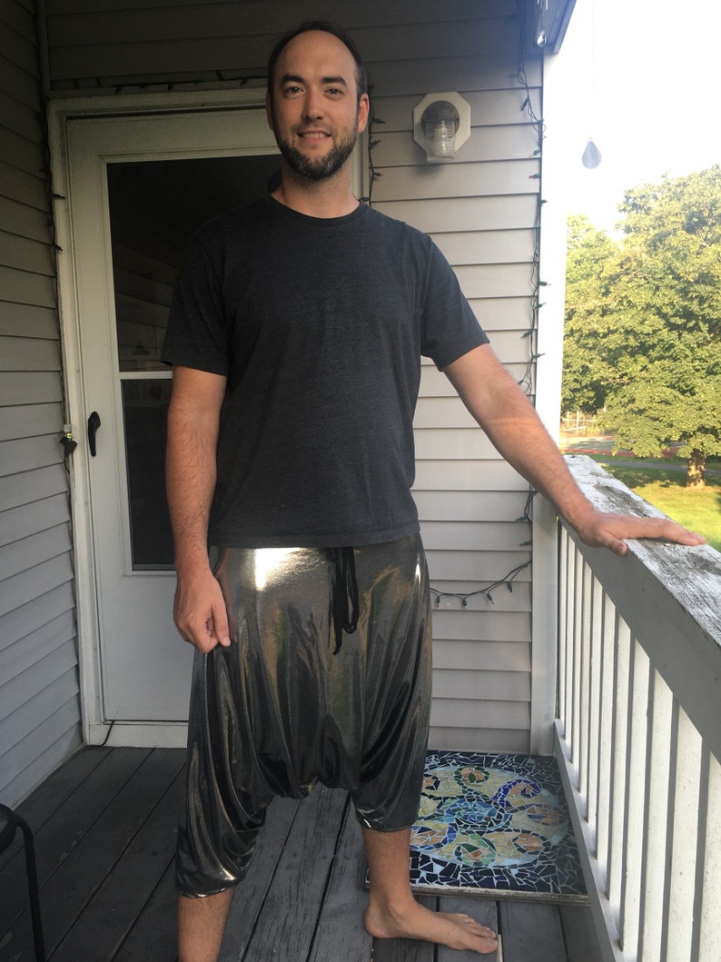 Silver Harem Pants