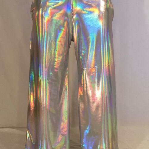 Womens Holographic Iridescent Space 