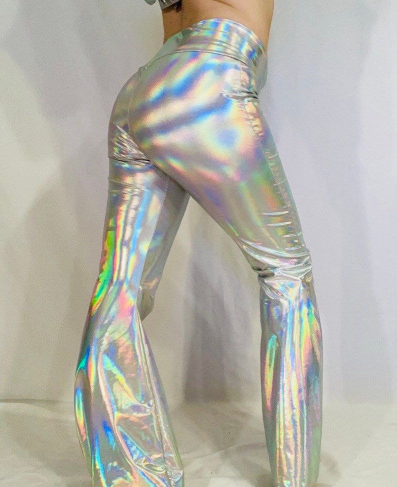 Holographic Bell Bottoms | Etsy