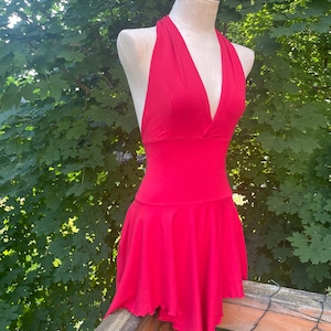 Bamboo Halter Mini Dress