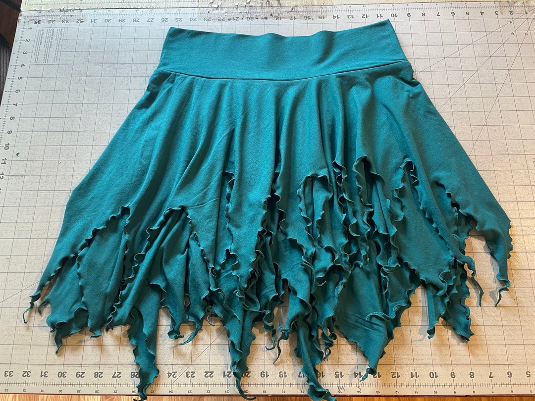 Plus Size Bamboo Double Tier Pixie Skirt - Etsy