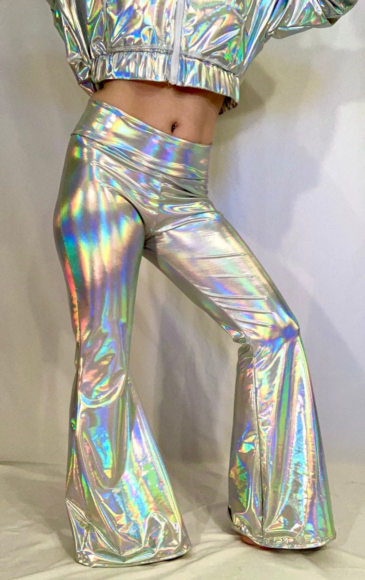 Holographic Bell Bottoms - Etsy