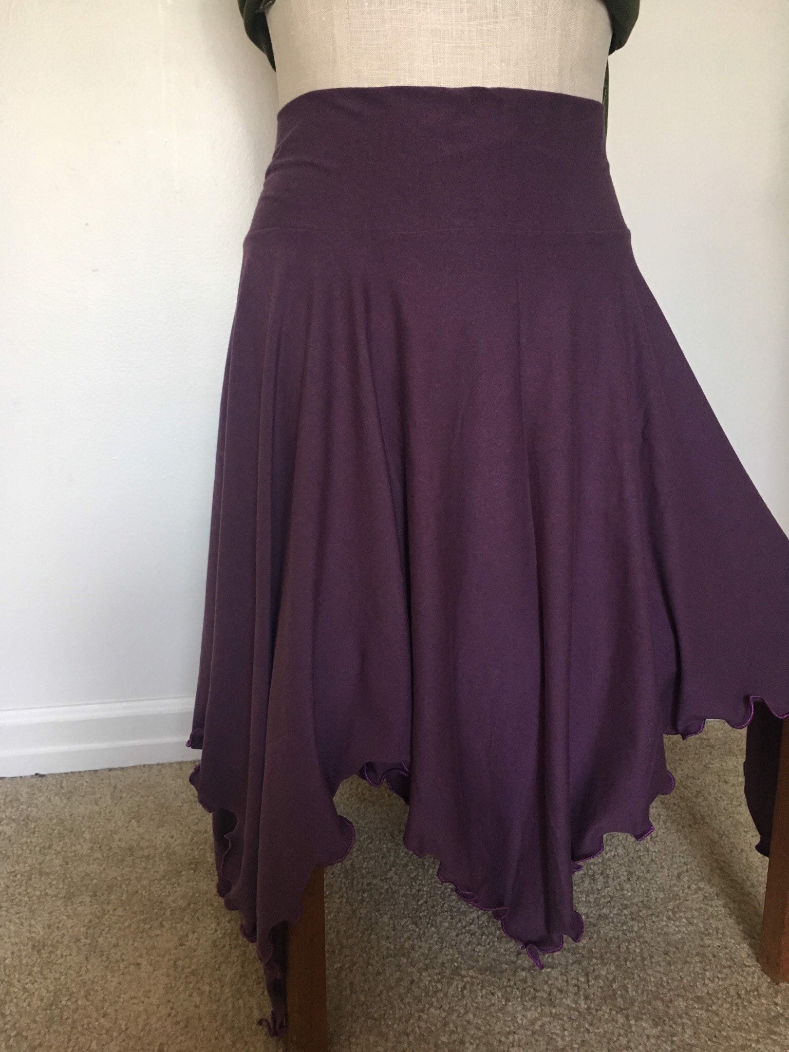 Plus Size Bamboo Pixie Skirt, Festival Jellyfish Hem - Etsy