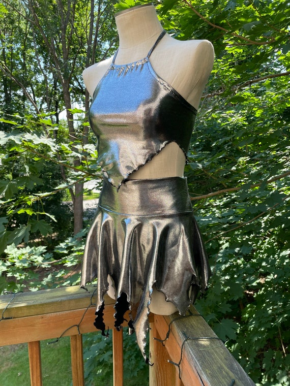 Monochrome Fairy Halter Top