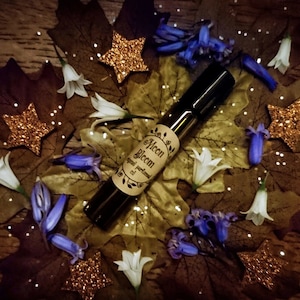 Moon Bloom Original Perfumed Oil - Spring Summer Collection Roll On Fragrance - Jasmine Raspberry Star Anise Sweet floral Vegan Oil Blend