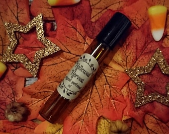 Hallowed Harvest Original Perfumed Oil - Spooky Autumn Leaves, Pumpkin & Musk Roll On Fragrance - Halloween All Hallows' Eve Vegan Oil Blend