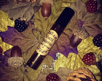 Wistful Hedgerows Original Perfumed Oil - Autumn Fall Spiced Blackberry Vanilla Roll On Fragrance - Autumn Fruits & Spice Vegan Oil Blend