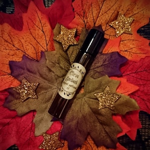 Clove Embers Original Perfumed Oil - Gothic Clove Cinnamon Tobacco Leaf Bonfire Smoke Roll On Fragrance - Autumn Fall Winter Vegan Oil Blend