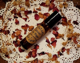 Between the Pages Original Perfumed Oil - Spring Literary Collection Roll On Fragrance - Books, Rum, Cedar & Woodsmoke - Gourmand Vegan Oil