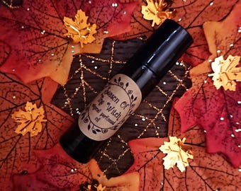 Season Of The Witch Original Perfumed Oil - Bewitching Star Anise, Jasmine And Patchouli Roll On Fragrance - Floral Spicy Vegan Oil Blend