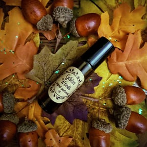 Goblin Woods Original Perfumed Oil - Dewberry Wine, Rum, Incense, Mysterious Woods & Leather Roll On Fragrance - Woodsy Vegan Oil Blend