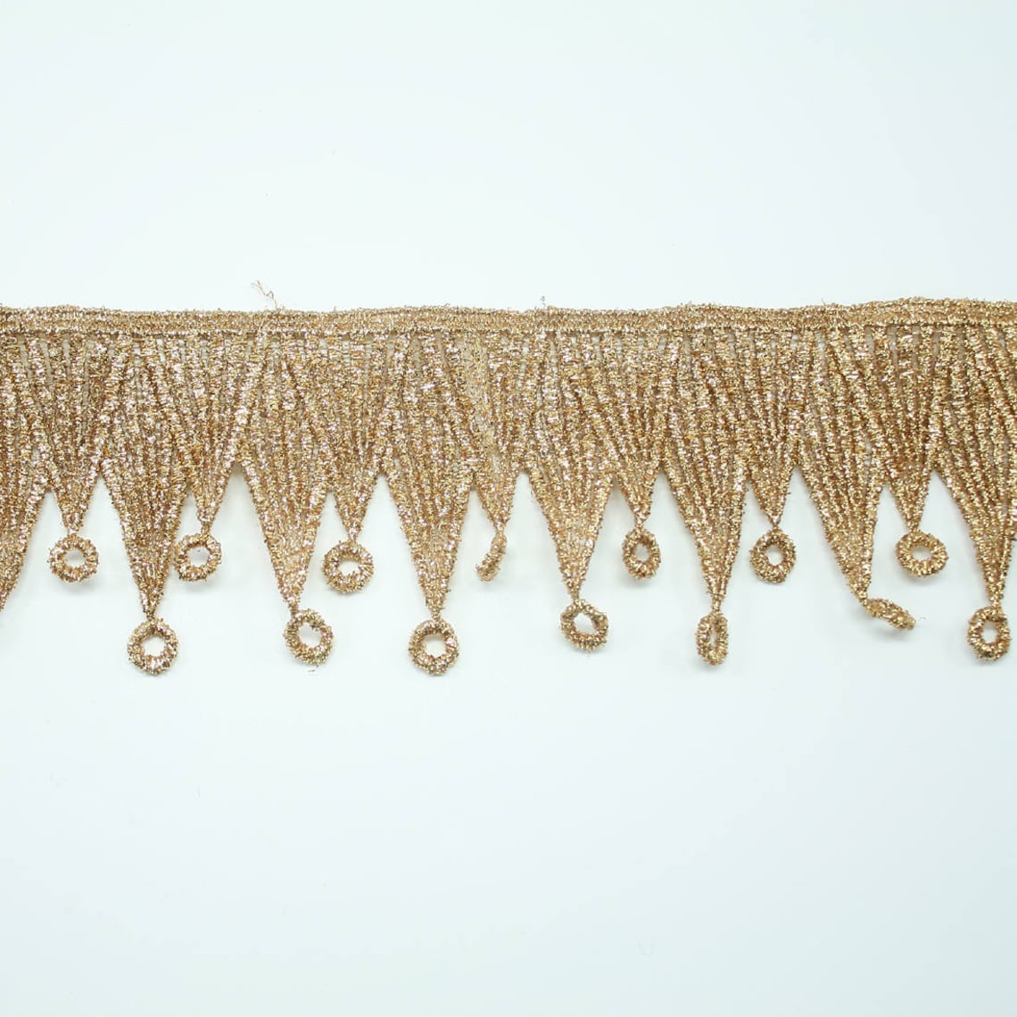 Crown Metallic Gold Lace by the Yard Gold Embroidery Lace Trim Etsy