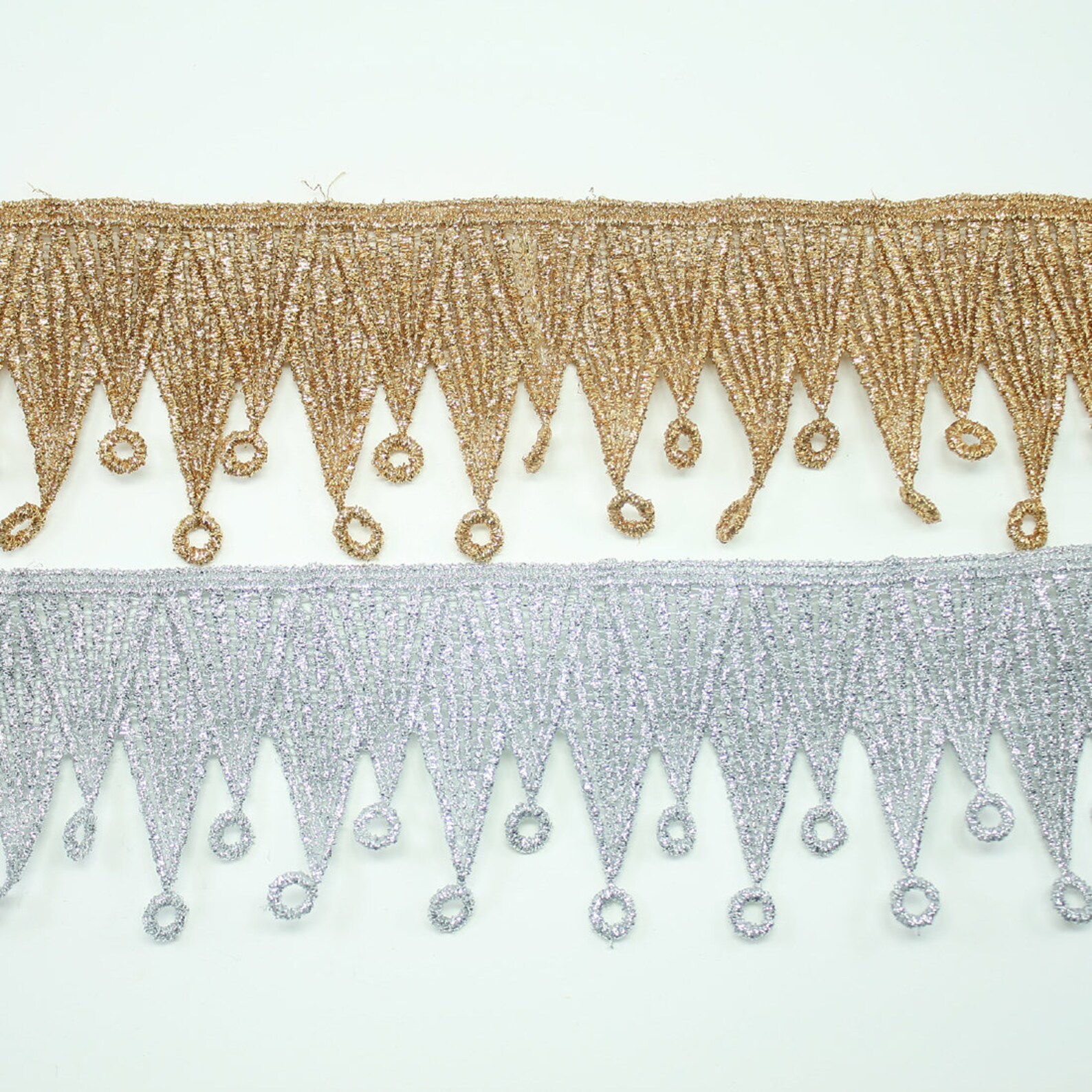 Crown Metallic Gold Lace by the Yard Gold Embroidery Lace Trim Etsy