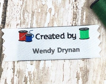 20 Personalized Fabric Labels: Custom Sewing Clothing Tags