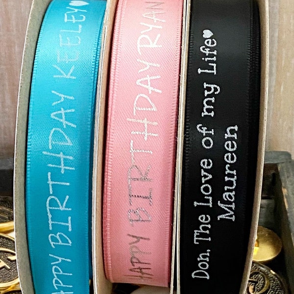 Happy Birthday Ribbon - Etsy