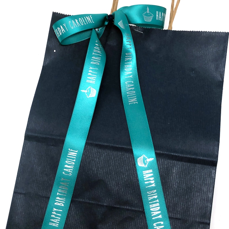 Imprinted Decorative Ribbon Icon Ribbon Personalise Ribbons Etsy