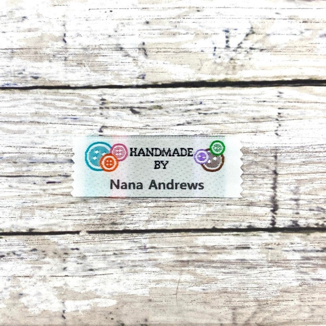 Personalized Satin Polyester Clothing Labels: Handmade by Imprinted ...