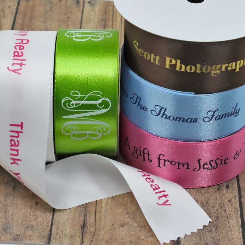 Custom Personalized Ribbon for Christmas Gifts 1.5 Etsy