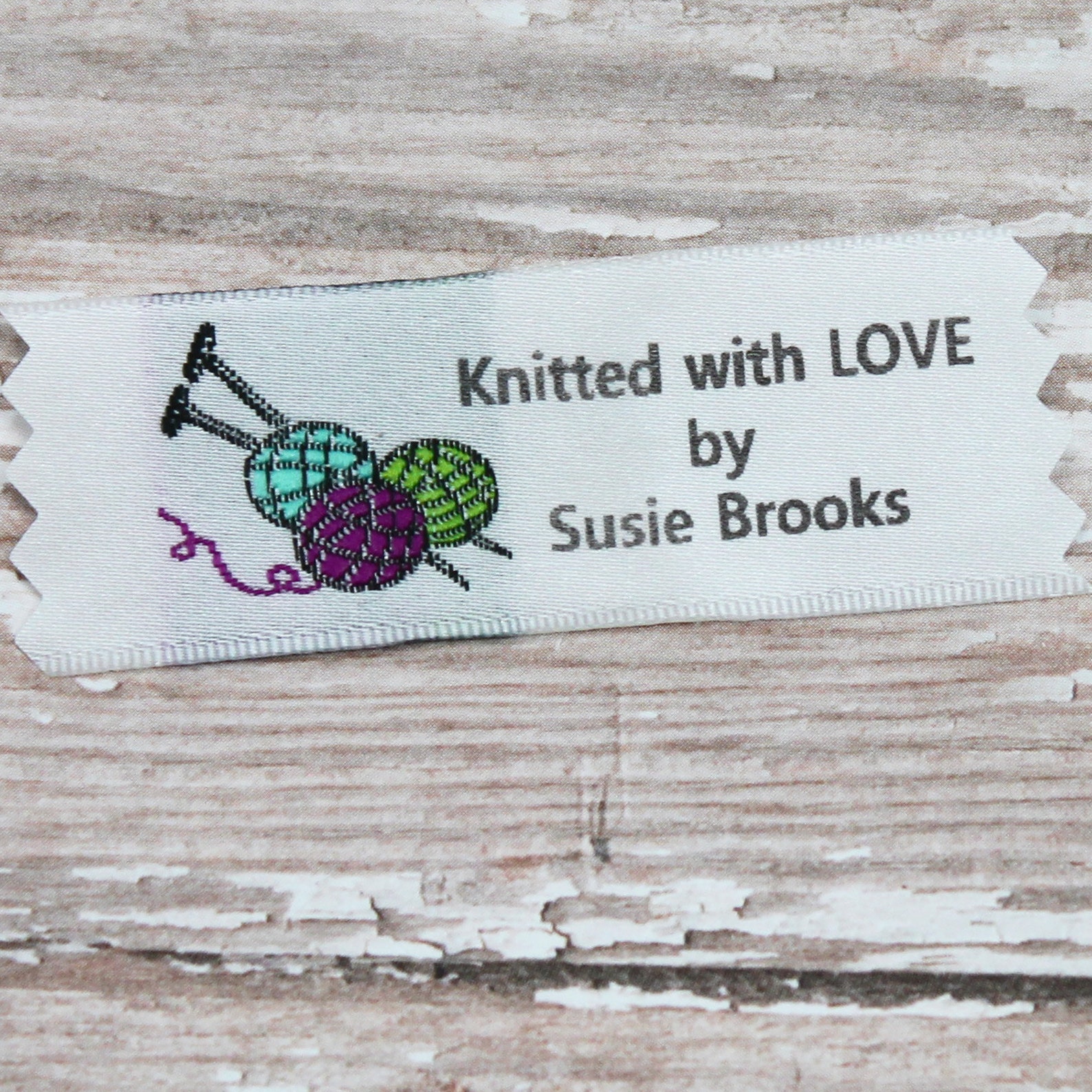 Knitting Needle Labels Woven Labels Labels for Knitters - Etsy
