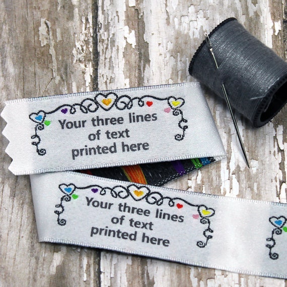 Custom sewing labels personal