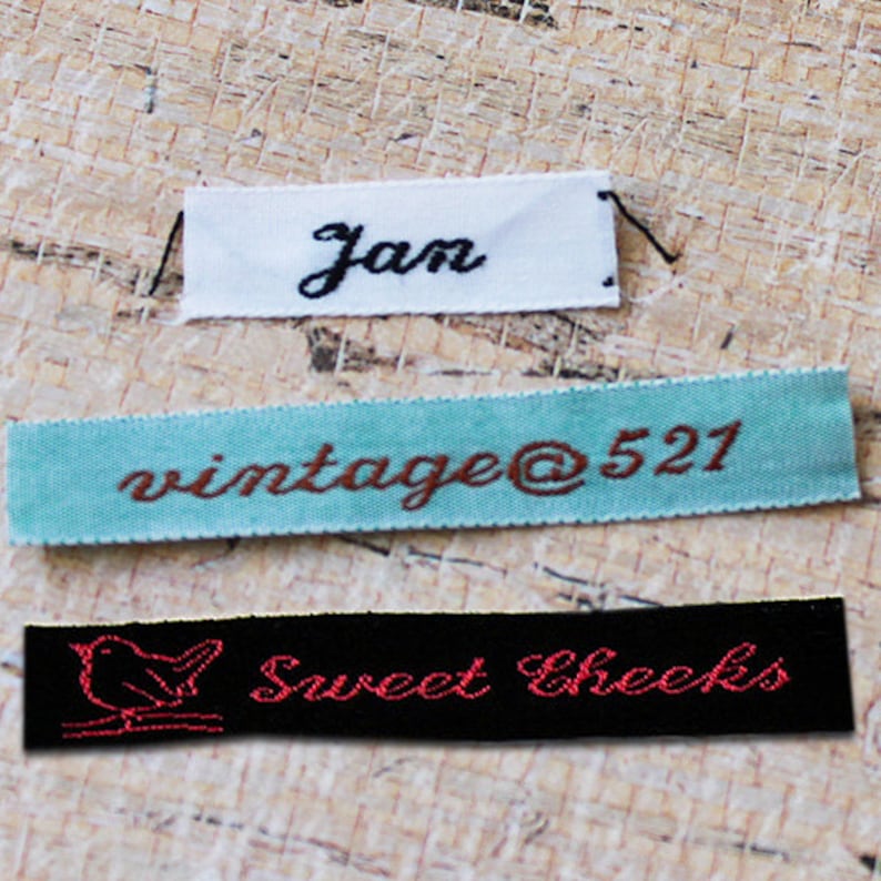 Custom Woven Clothing Labels Sewing Labels Labels for Etsy