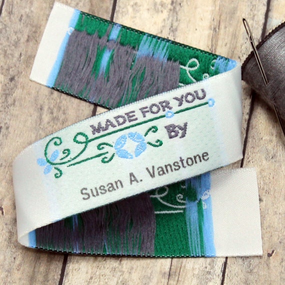 Personalized Sewing Labels, Custom Labels, Vintage Labels, Woven Labels, Personalized Labels for Crafts, Fabric Labels, Sewing Labels