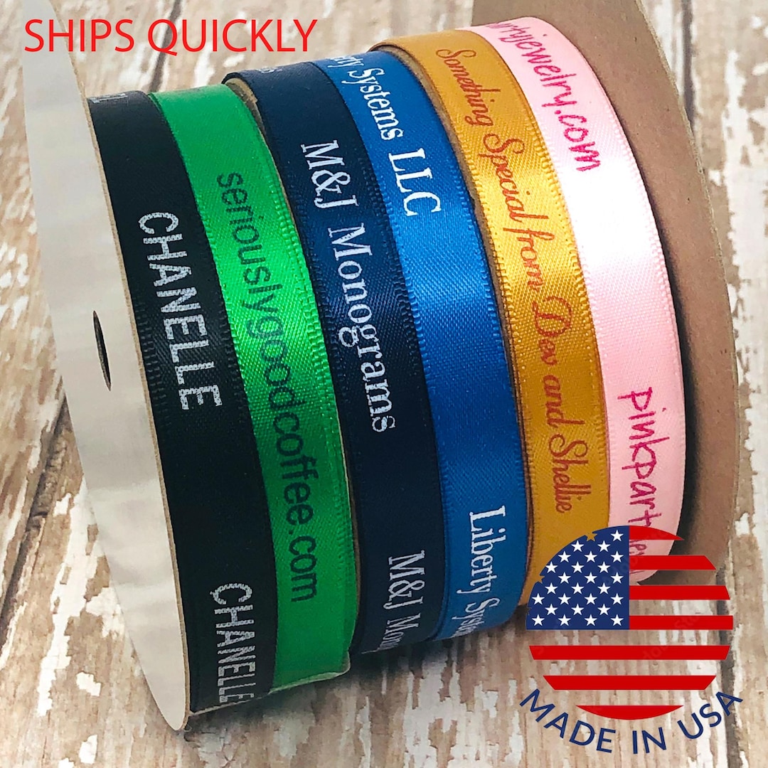 Personalized Satin Ribbon: 3/8